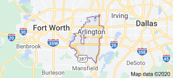 arlington tx map 