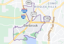 benbrook tx map