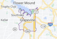 grapevine texas map